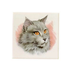 Sussex English Tiles The Cat Ceramic